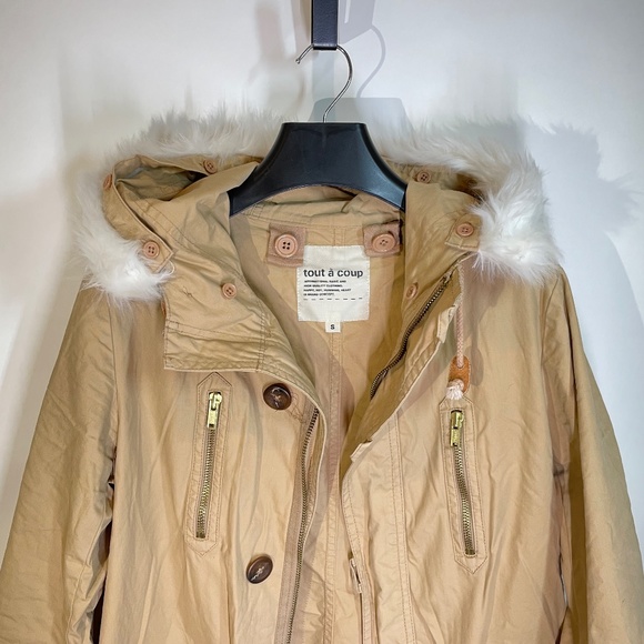 tout à coup Hooded Cotton Winter Jacket with Removable Liner - Picture 5 of 5